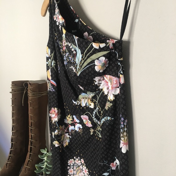 π {Anthropologie} Ashbury One-Shoulder Dress 2P - Picture 5 of 8